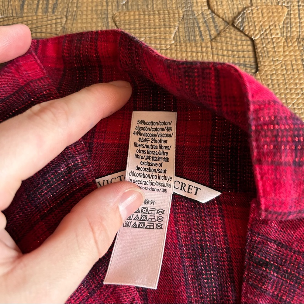 Plaid Red Women's Pajama Set - Picture 13 of 14